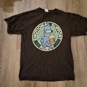 Futurama Bender Robot T-Shirt Medium